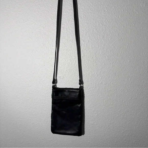 Mary Frances Take A Sip Pink Cocktail Phone Pouch Crossbody Beaded Leather Purse - Picture 5 of 6